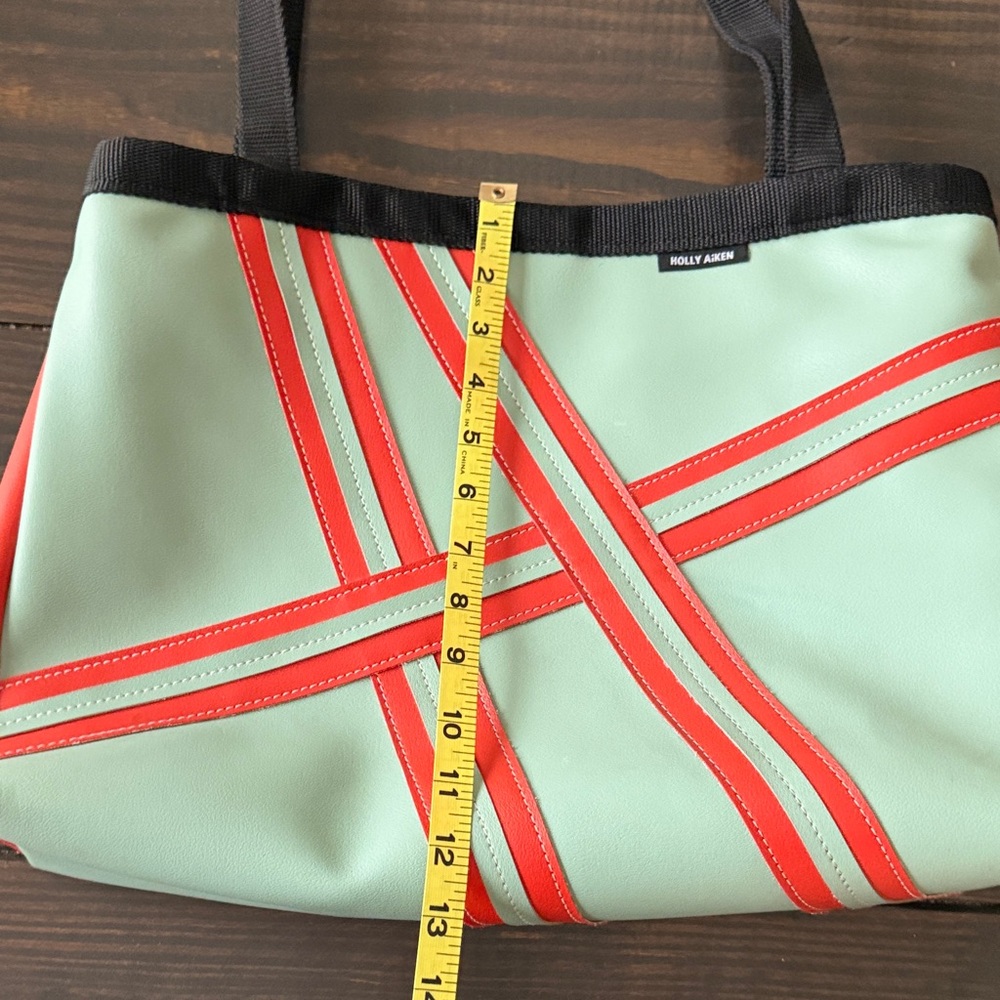 Holly Aiken Tote Bag - turquoise and orange - Picture 5 of 10